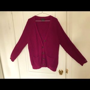 Bright Purple Knit Jacket